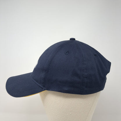 Corona Extra Strapback Hat Blue One Size Adjustable Embroidered 6 Panel Cotton