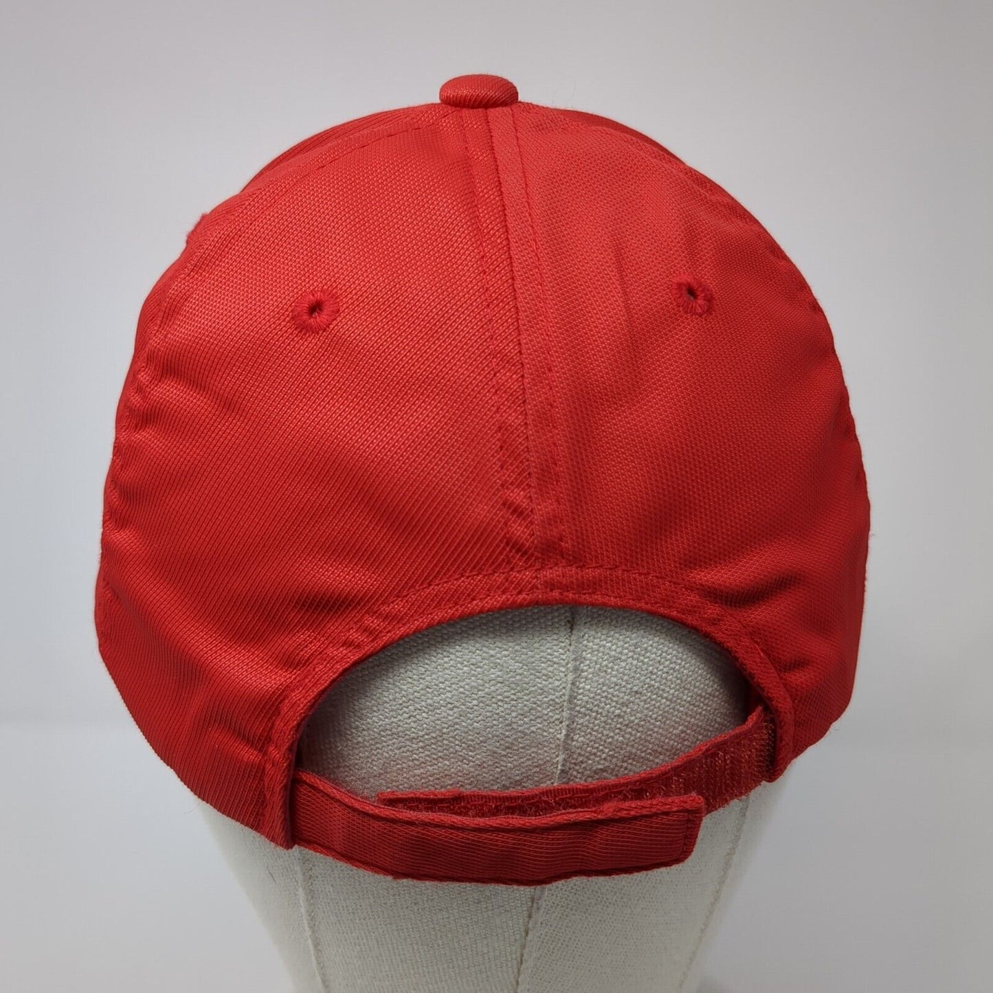 Ripon Football Strapback Hat Red One Size Adjustable Sport-Tek 6 Panel