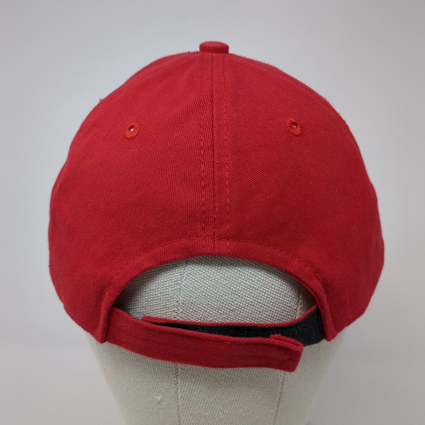 Davidson's Established in 1932 Strapback Hat Red OS Adjustable Mountain Lakes