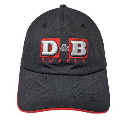 D&B Supply Slideback Hat Black OSFA Embroidered 6 Panel Buck's Bags