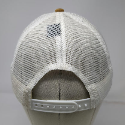 Brown Trucker Hat One Size Jessup Farm Barrel House Fox Colorado Mesh Snapback