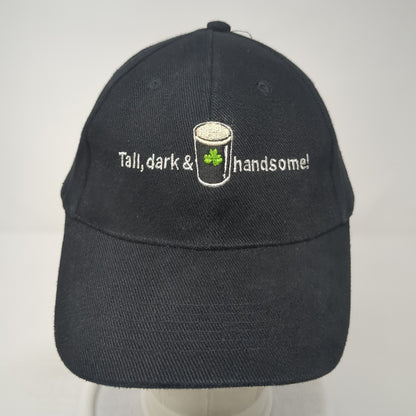 Tall Dark & handsome Baseball Cap Black OS Adjustable Embroidered Headlines
