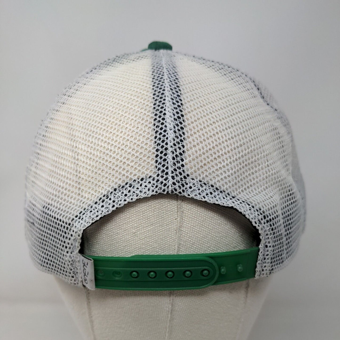 Qatar MH Queue Snapback Mesh Back Trucker Hat Green Camo One Size