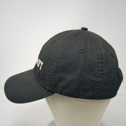 Hawthorne EFT Embroidered Black Baseball Cap One Size Slideback Cotton Twill Hat