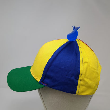 Green Red Yellow Blue Baseball Cap One Size Propeller Top Colorblock Cotton Hat