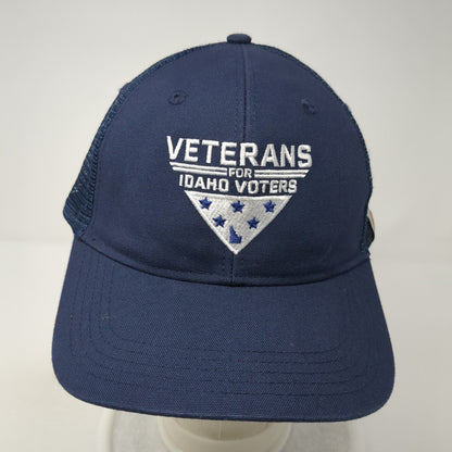 Veterans For Idaho Voters Trucker Hat Blue OS Adjustable Mesh Back Carhartt