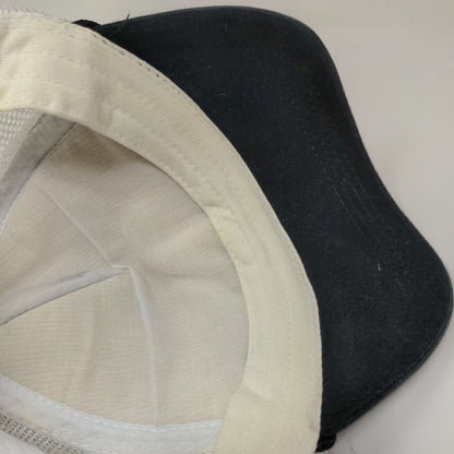 California Snapback Mesh Back Rope Trucker Hat OSFA Black Colorblock