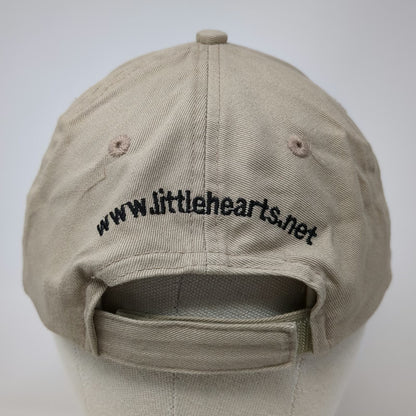 Harvard Square Baseball Cap Beige One Size Little Hearts Logo Strapback Hat