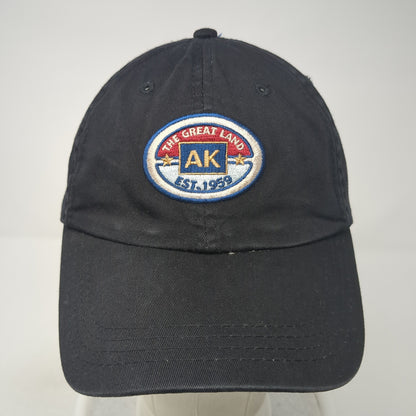 AK The Great Land Fitted Hat Black One Size Arctic Circle Enterprises