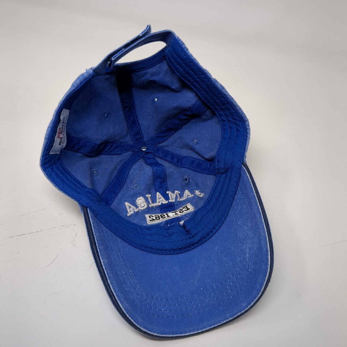 Jamaica West Indies Est 1962 Strapback Hat Blue One Size Adjustable Old Dock