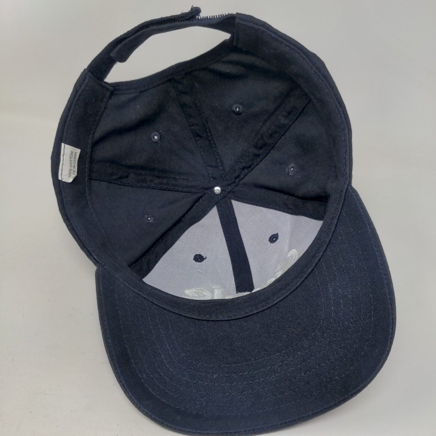 Genie A Terex Company Strapback Hat Blue One Size Embroidered 6 Panel