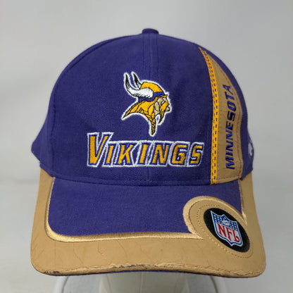 Vintage Minnesota Vikings Strapback Hat PUMA NFL Pro Line Purple OSFM Logo