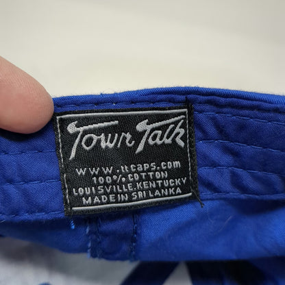 Town Talk Baseball Cap Blue OSFM Embroidered Quail Run Golf Club Logo Hat Cotton
