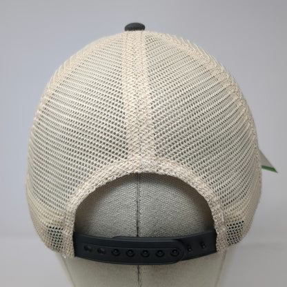 Cap America Trucker Hat Gray One Size Abington Bank Mesh Snapback Distressed