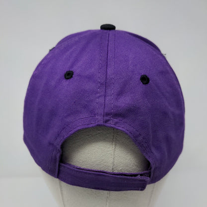 Sam's Town Las Vegas Strapback Hat Purple OSFA Embroidered Colorblock