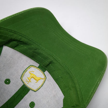 John Deere Baseball Cap Green One Size Slideback Owners Edition Logo Cotton Hat