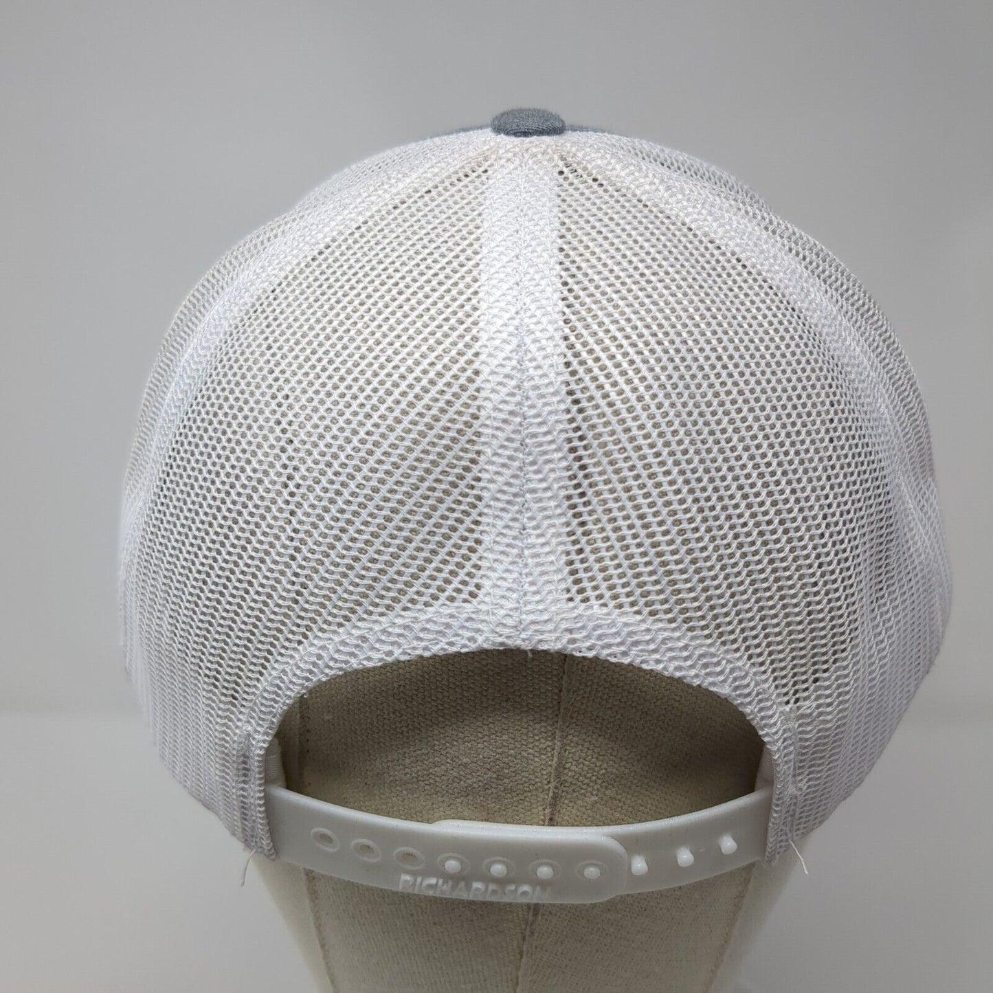 Marshall Industries Snapback Mesh Back Trucker Hat Gray One Size Adjustable