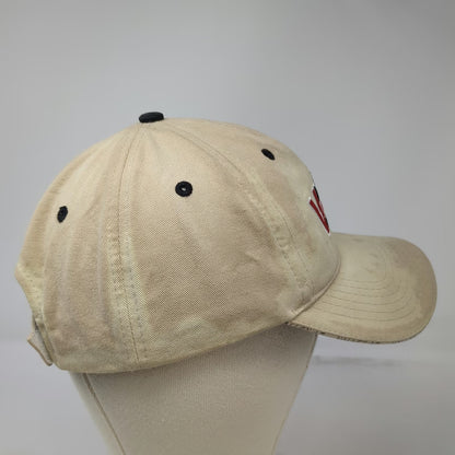 Bucks Bags Valley Agronomics Beige Baseball Cap One Size US Flag Logo Hat