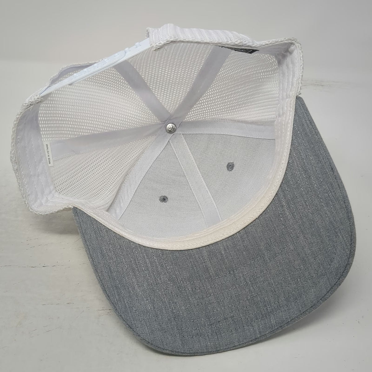 Richardson Trucker Hat Gray One Size Even Flow Rain Gutters Patch Snapback