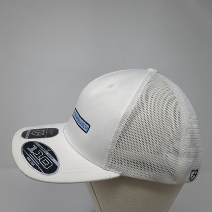 Centro Benefits Research Snapback Trucker Hat White OS 110 Flexfit Cap America