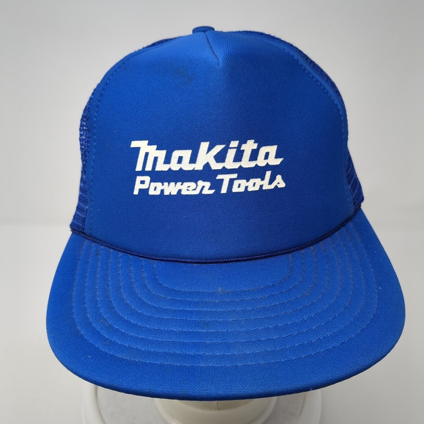 Makita Power Tools Snapback Rope Trucker Hat Blue One Size Mesh Back
