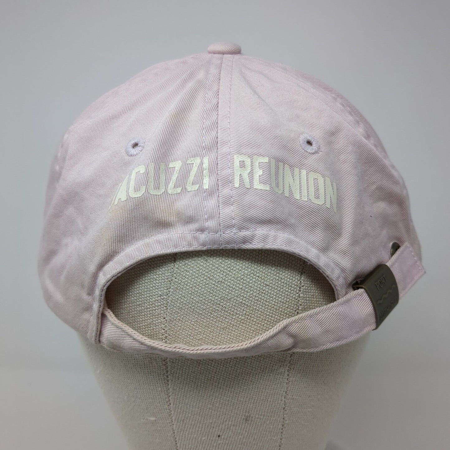 Candido Jacuzzi Reunion Slideback Hat Pink One Size Adjustable Port Authority