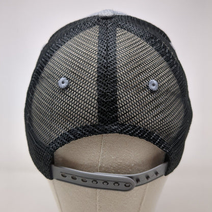 Flag Patch Snapback Trucker Hat Gray OSFA Mesh Back Arcadian Outfitters