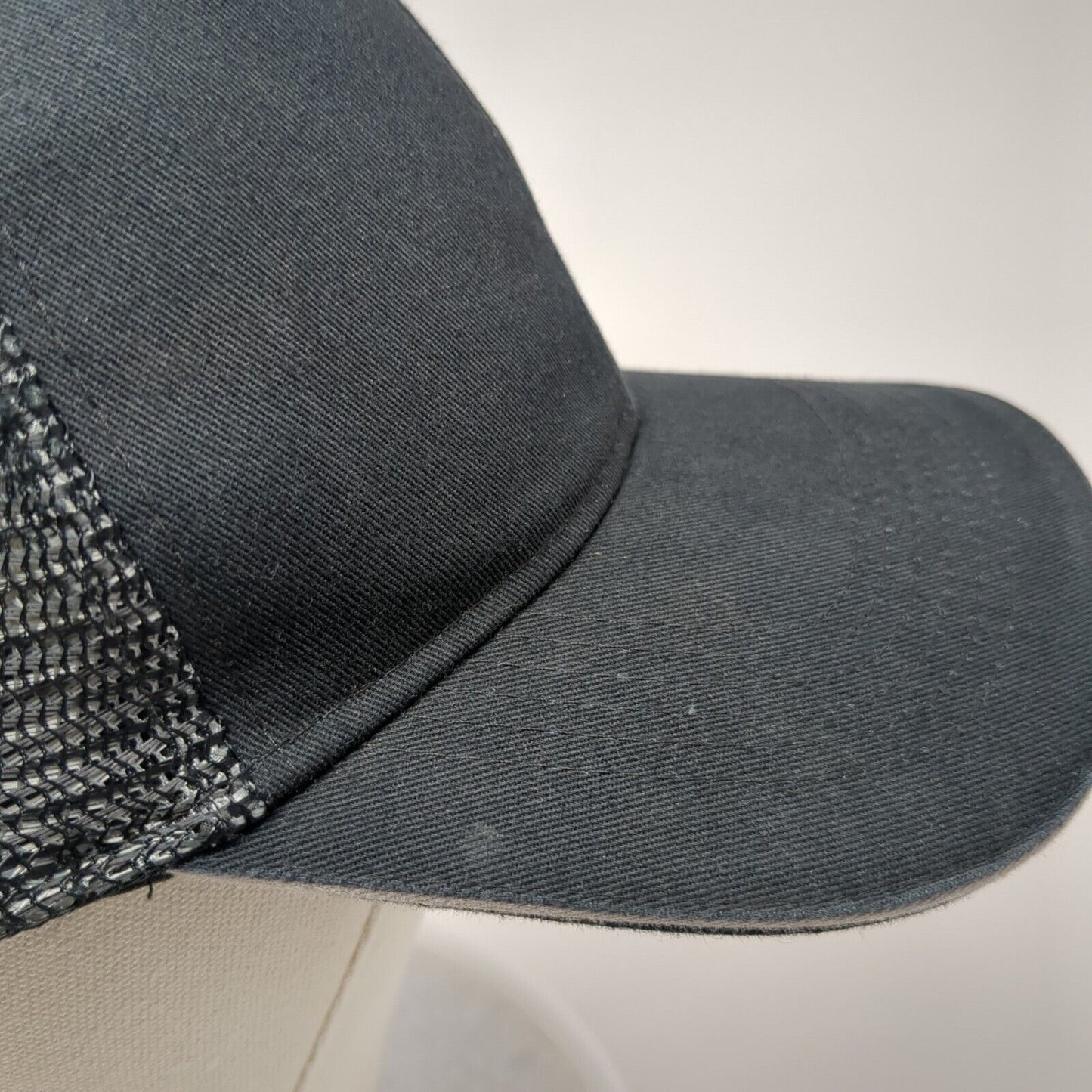 EPR Snapback Trucker Hat Black One Size Adjustable Embroidered Port Authority