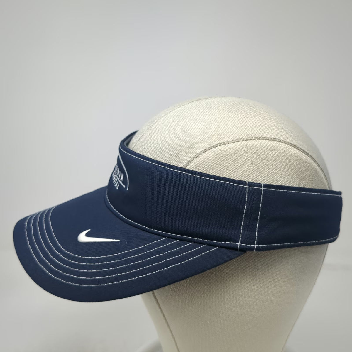Nike Visor Blue One Size Bertram Capital Dri-FIT Adjustable Golf Sport Hat