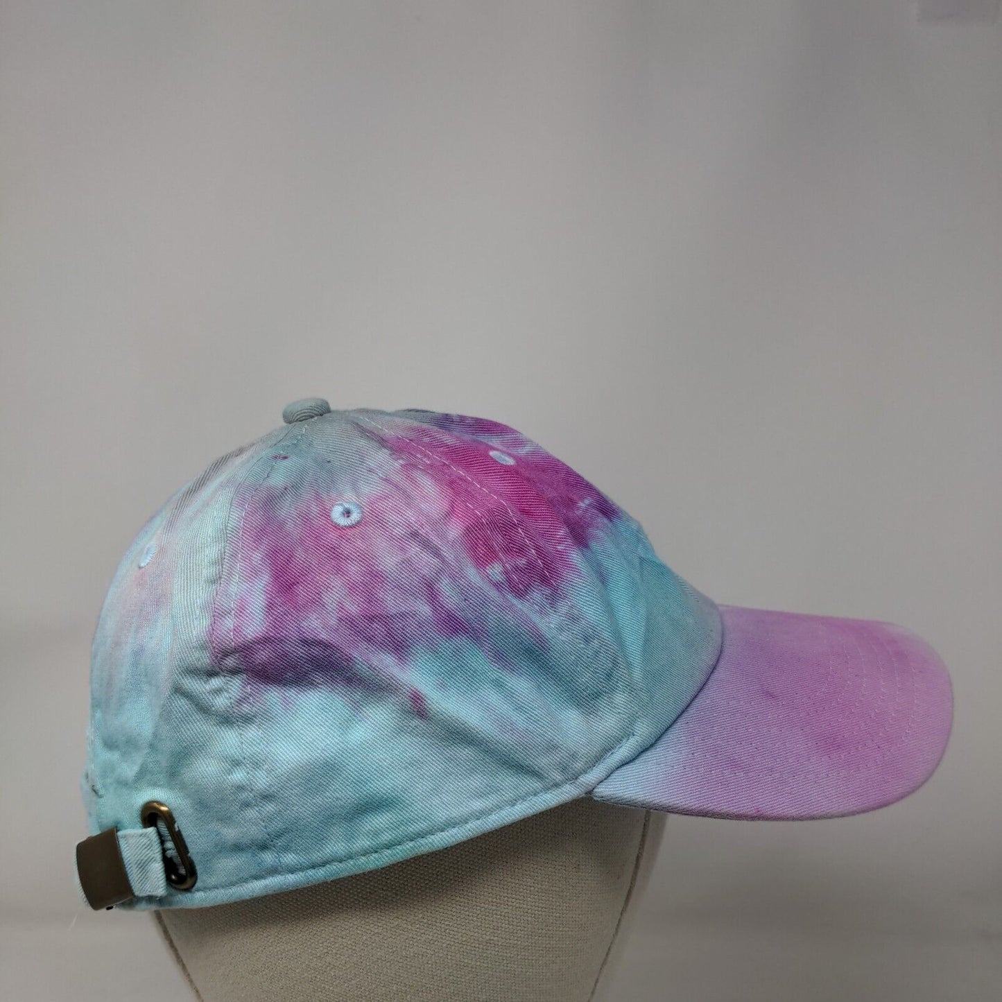 Gelante Slideback Hat Multicolor OSFA Tie Dye Vented Holes 6 Panel Cotton