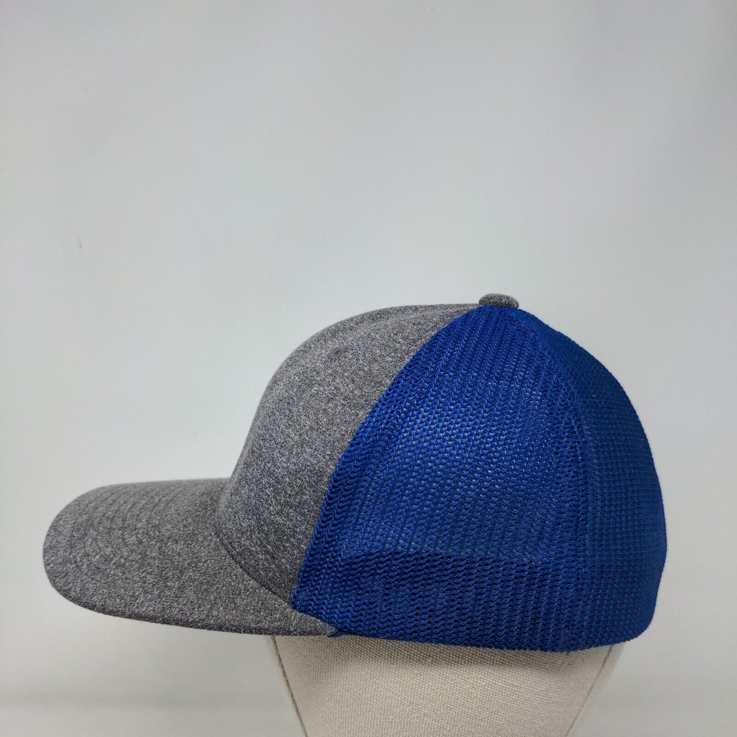 Port Authority Fitted Mesh Back Trucker Hat Multi S-M Flexfit Blank