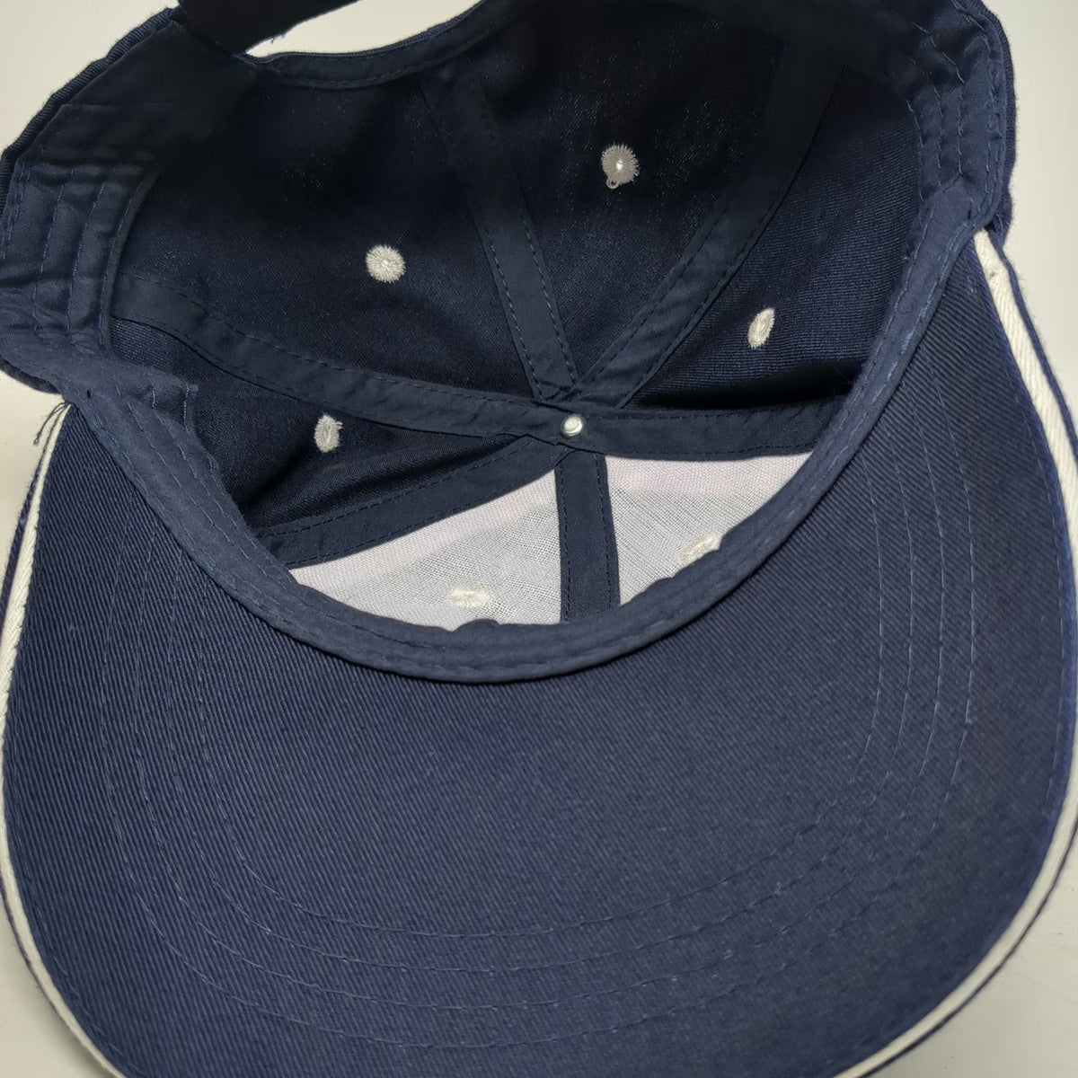 Komatsu Logo Baseball Cap Blue One Size Strapback Construction Machinery Hat