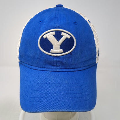 Zephyr BYU Cougars NCAA Blue One Size Trucker Hat Mesh Back Snapback Embroidered