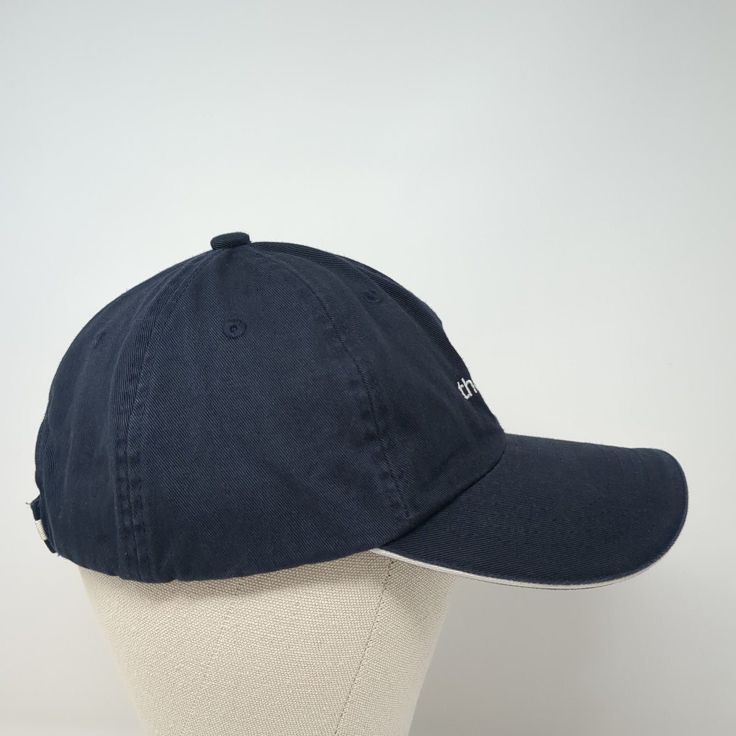 The YMCA Strapback Baseball Cap Blue OS Adjustable Embroidered Port Authority