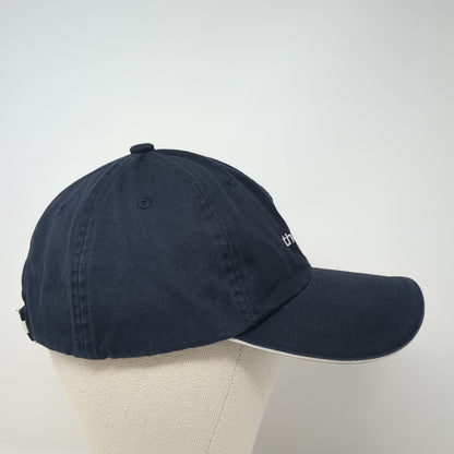 The YMCA Strapback Baseball Cap Blue OS Adjustable Embroidered Port Authority