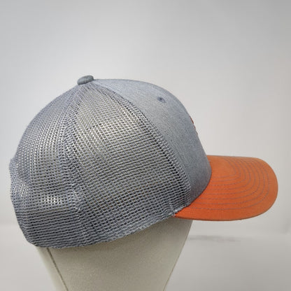 Ouray McCall Idaho Gray Orange One Size Trucker Hat Mesh Back Snapback Logo