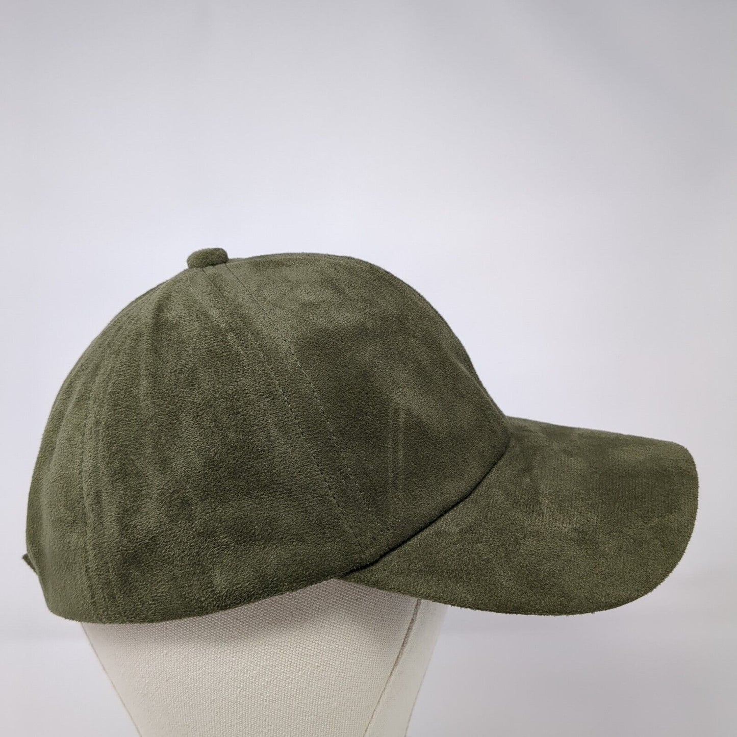 Unbranded Strapback Hat Green One Size Adjustable 6 Panel Blank Polyester