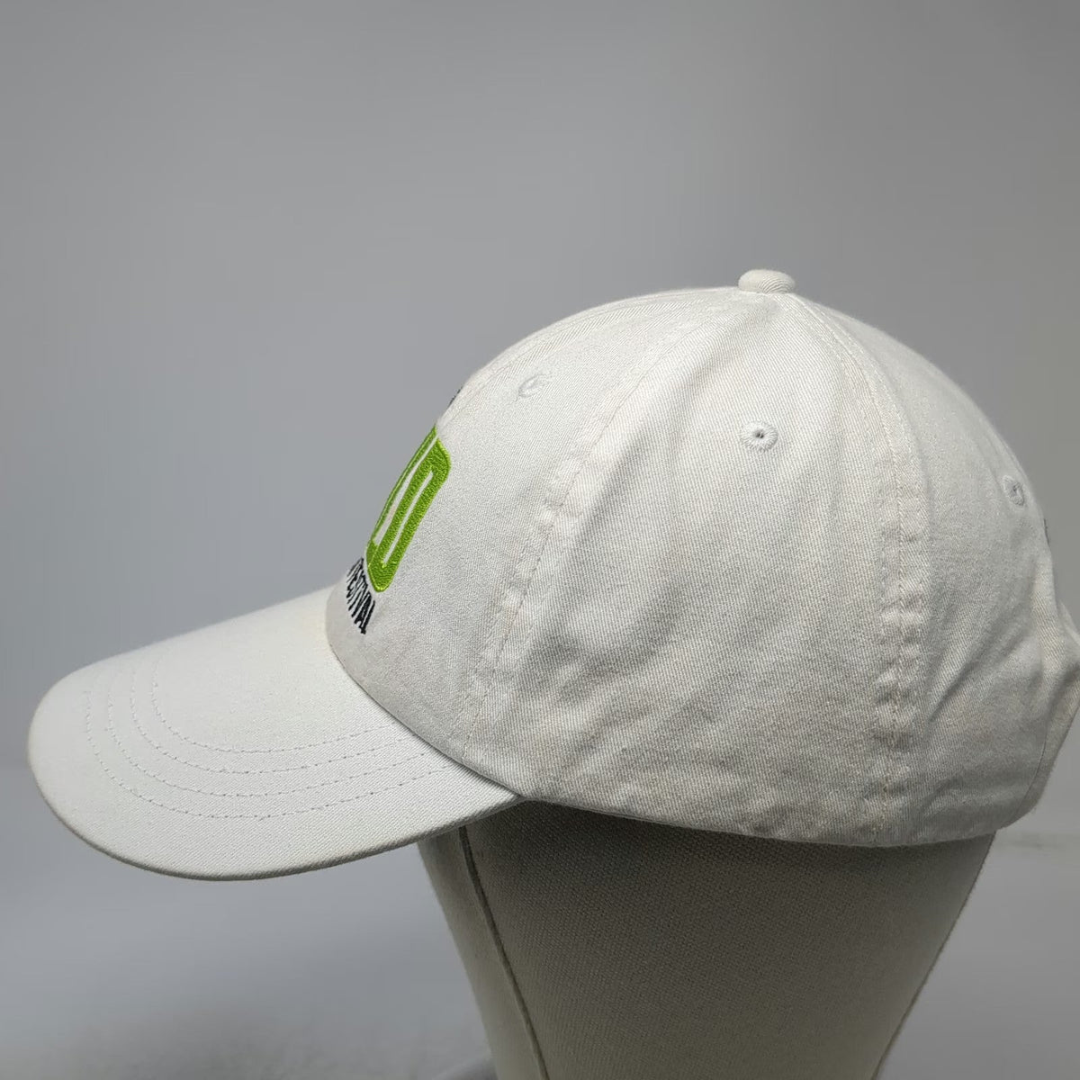 Anvil Baseball Cap White One Size New York Wild Film Festival Slideback Cotton