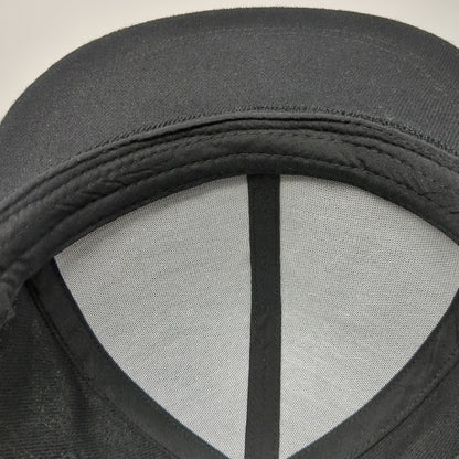 PeakBar Snapback Hat Black One Size Gold Silver Logo Flat Brim Peak Last Drop