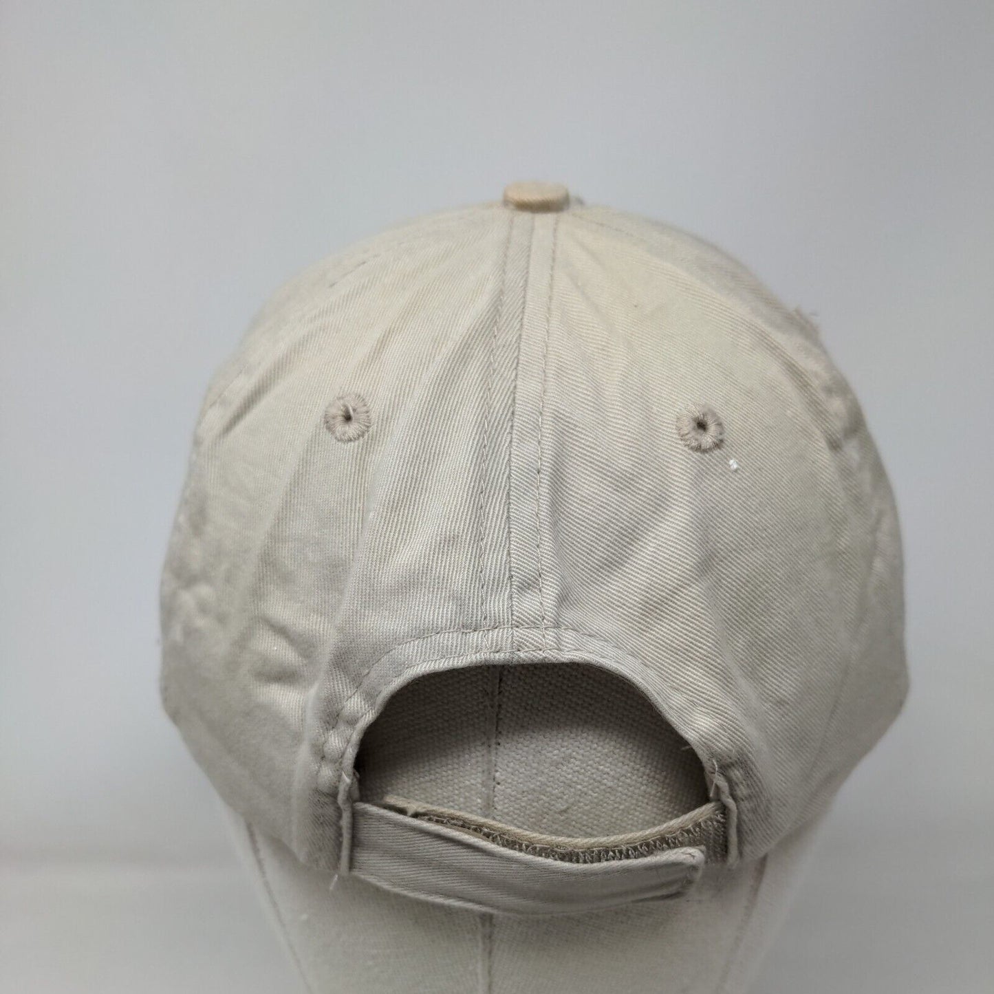 Seneca County Youth Bureau Strapback Hat Tan One Size Adjustable 6 Panel
