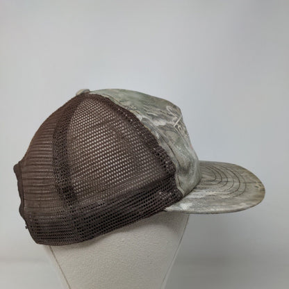 Quality Precast Strong On Service Snapback Mesh Back Trucker Hat Camo OSFA
