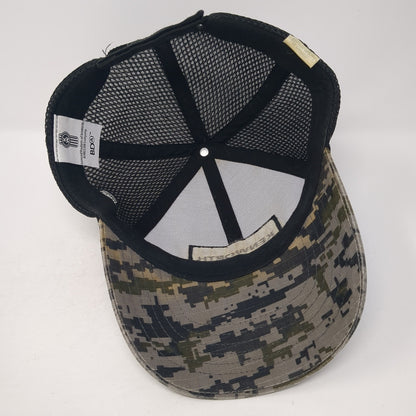 USA Flag Trucker Hat Multicolor One Size Adjustable Patriotic Mesh Back Kenworth