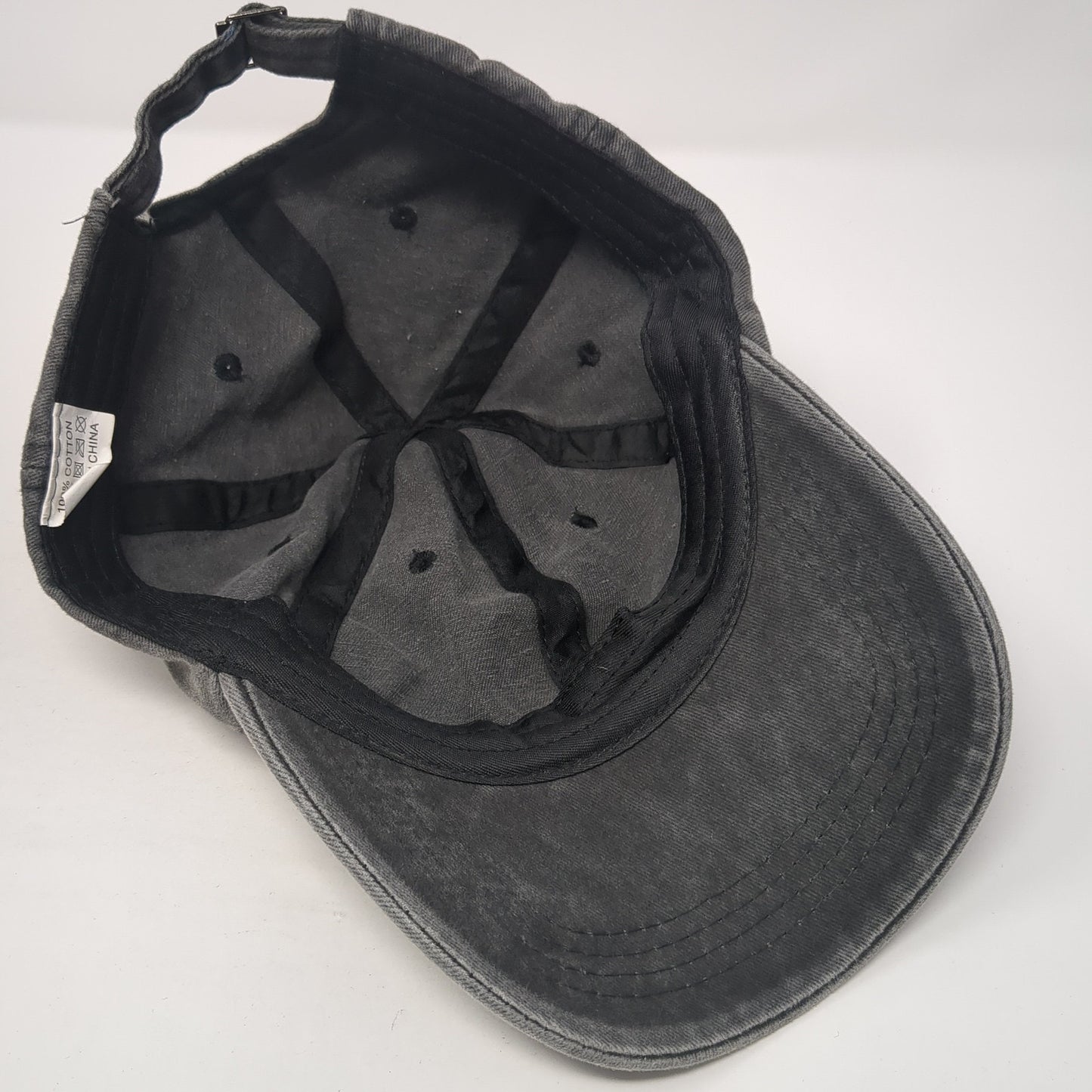Chicken Mama Slideback Hat Gray One Size Adjustable Solid Outdoor