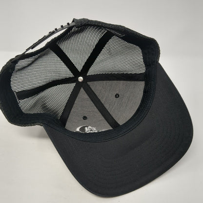Challenger Companies, Inc. Snapback Trucker Hat Black One Size Mesh Back