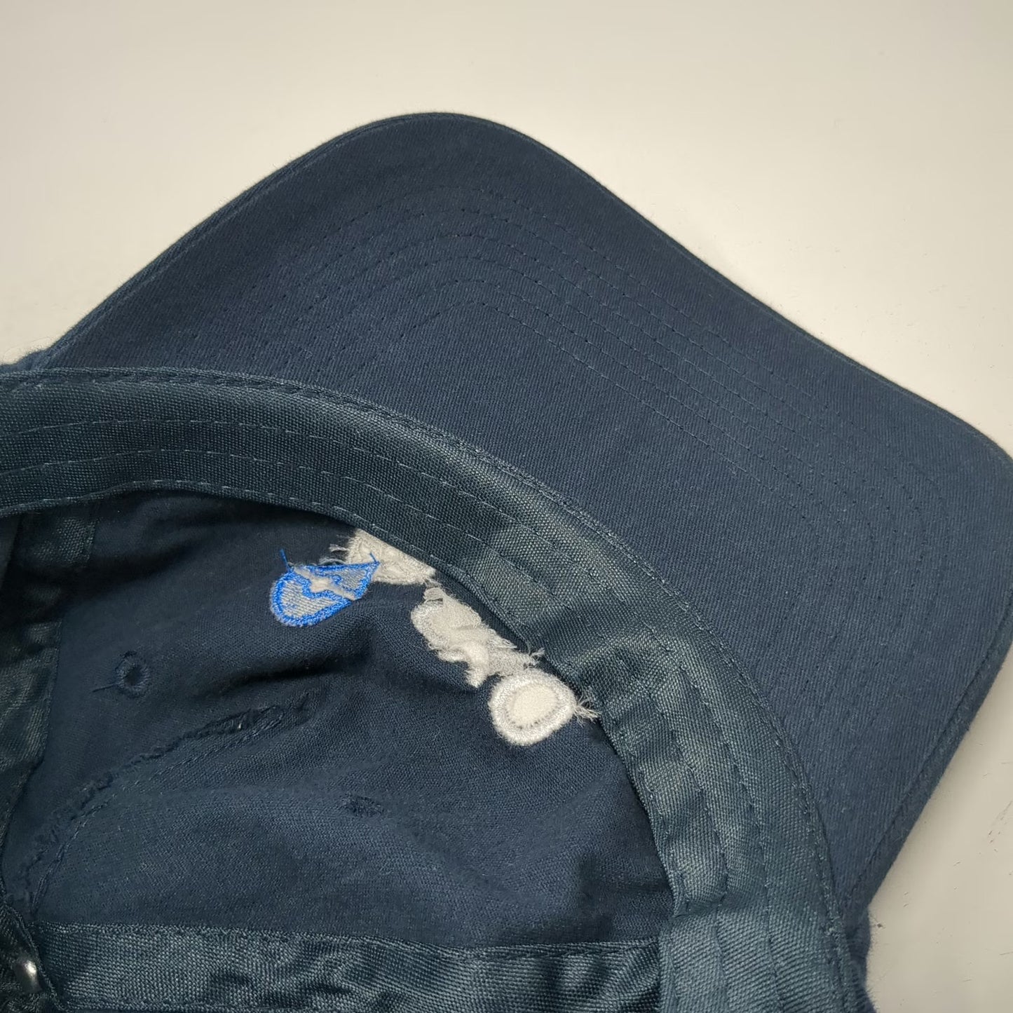 Hit 5 Panel Blue Hat One Size CXO Logo Embroidered Cotton Strapback Adjustable