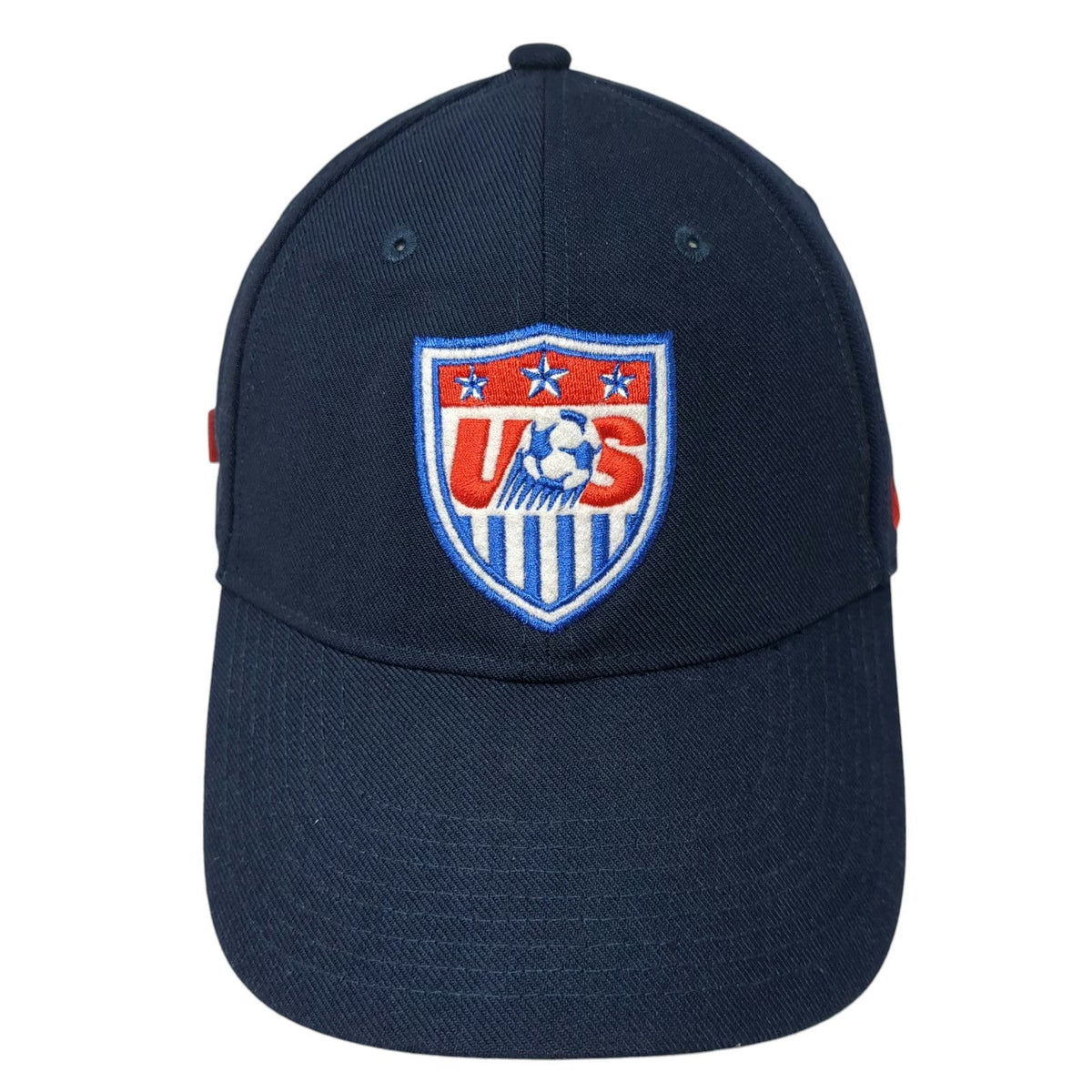Nike USA National Soccer Team US Soccer Hat Blue Red White One Size Slideback