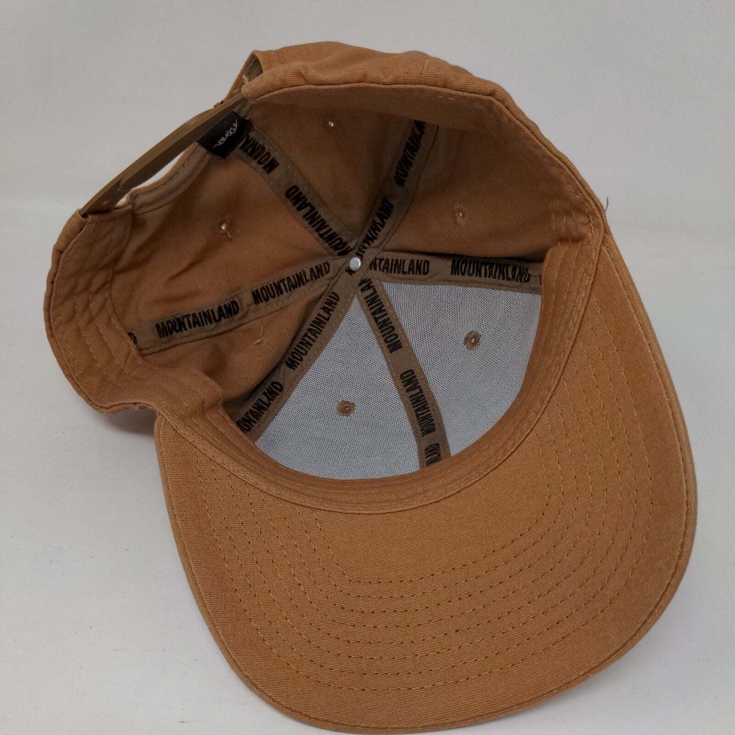 Mountain Land Supply Company Est. 1974 Snapback Hat Brown One Size Adjustable