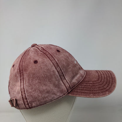 Good Stuff Slideback Hat Red OSFM Solid Adjustable Embroidered Otto
