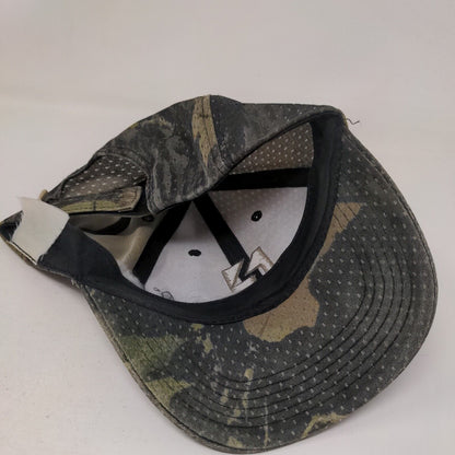 PRC Build Strapback Hat Camouflage One Size Embroidered Adjustable Vented Holes