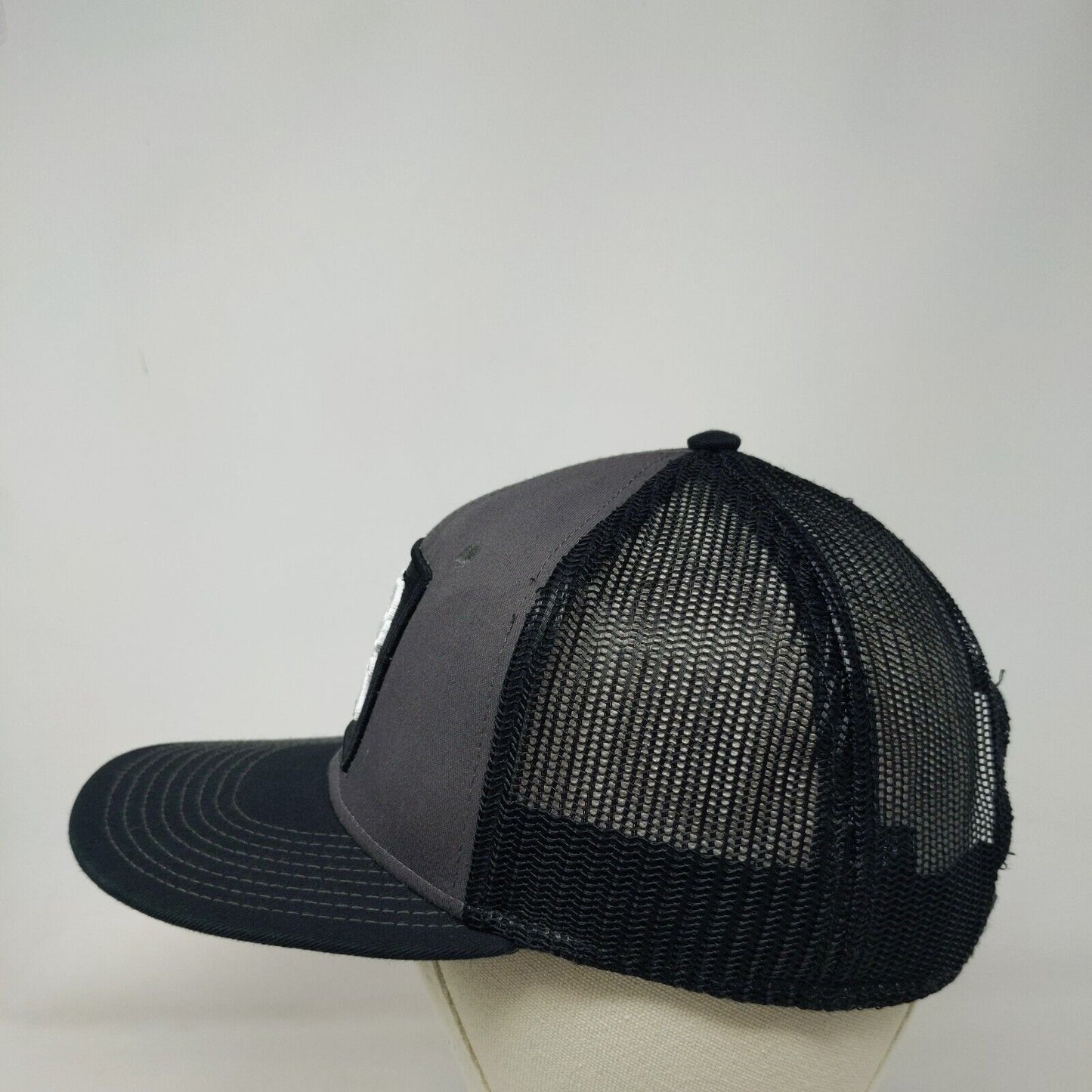 43 Inc Snapback Mesh Back Trucker Hat Black OSFM Adjustable Mission 43